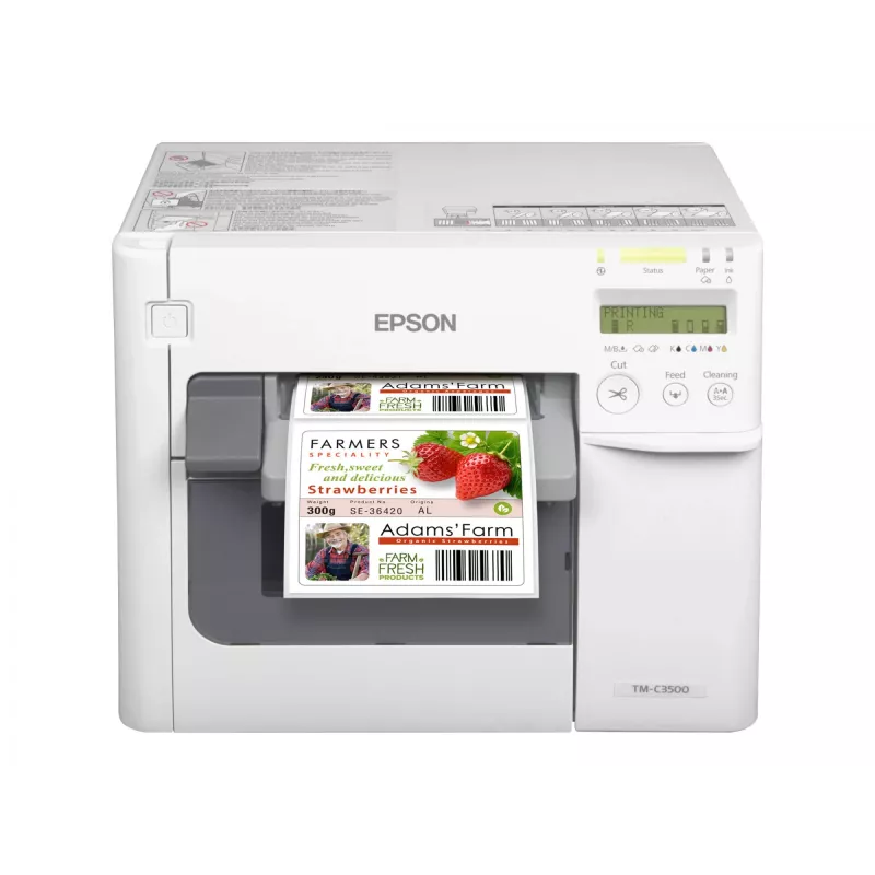 Epson TM-C3500 sildiprinter, tindiprinter, värviline, 720 x 360 DPI, 103 mm/s, juhtmega Ethernet LAN