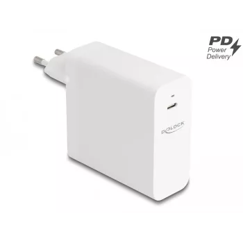 Laadija DeLOCK USB GaN 140W PD 3.1 siseruumides vahelduvvoolu universaalne