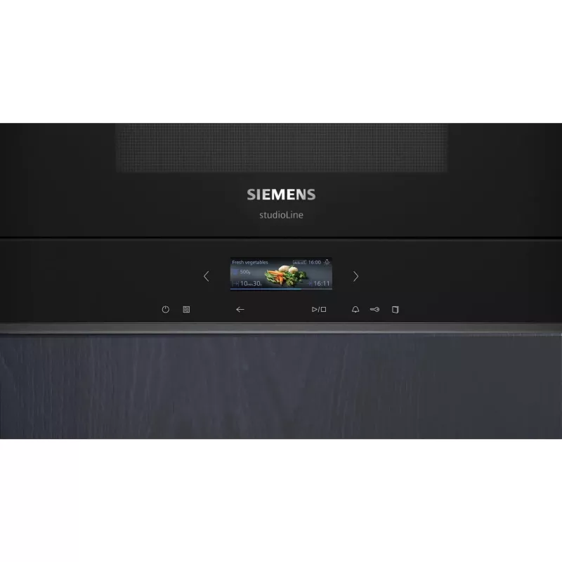 Siemens iQ700 BE732L1B1 mikrolaineahi Must Kombineeritud mikrolaineahi Sisseehitatav 21 L 900 W