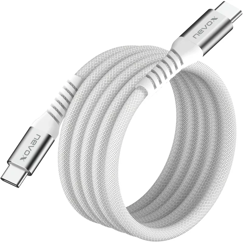 USB-C–USB-C-kaabel Nevox 2478 — USB 2.0, 48V 5A, 240W, isane-isasele