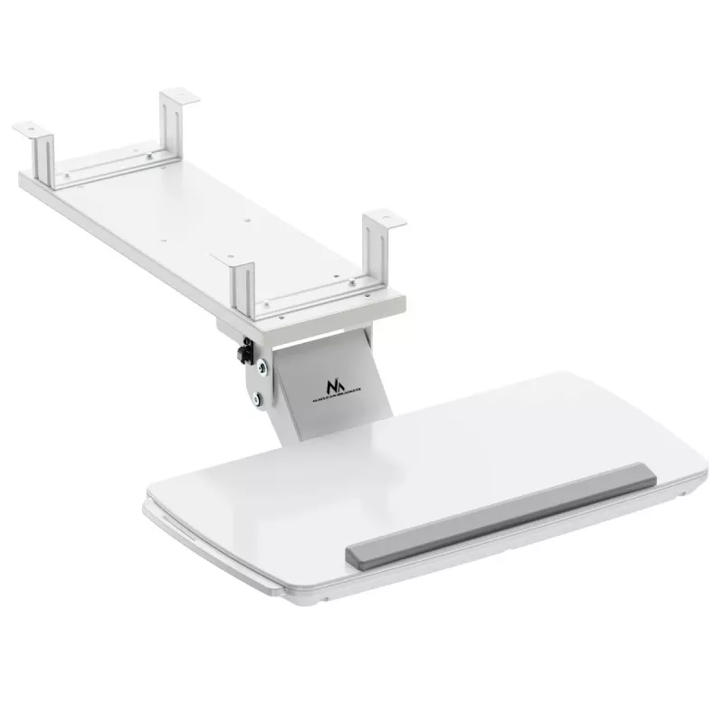 Klaviatuurihoidik MACLEAN MC-156 W — reguleeritav lauaalune alus, max koormus 5 kg