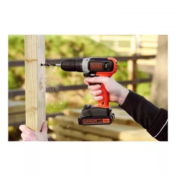 BLACK & DECKER | Juhtmeta puur-keeraja | BCD001C2-QW | 18 V | 2x1,5 Ah | Liitium