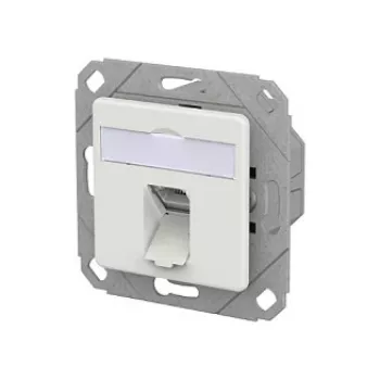 METZ CONNECT ühenduspesa E-DAT C6A LSA++ 1 port UPk liiklusvalge