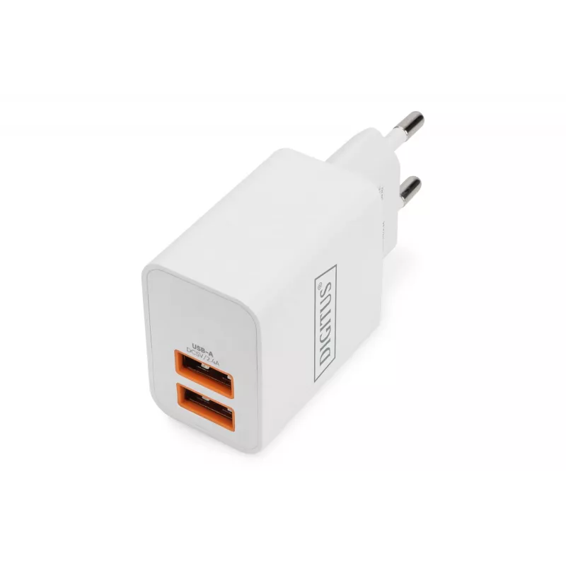 USB-laadija siseruumidesse Digitus DA-10061 2x USB-A 15,5 W