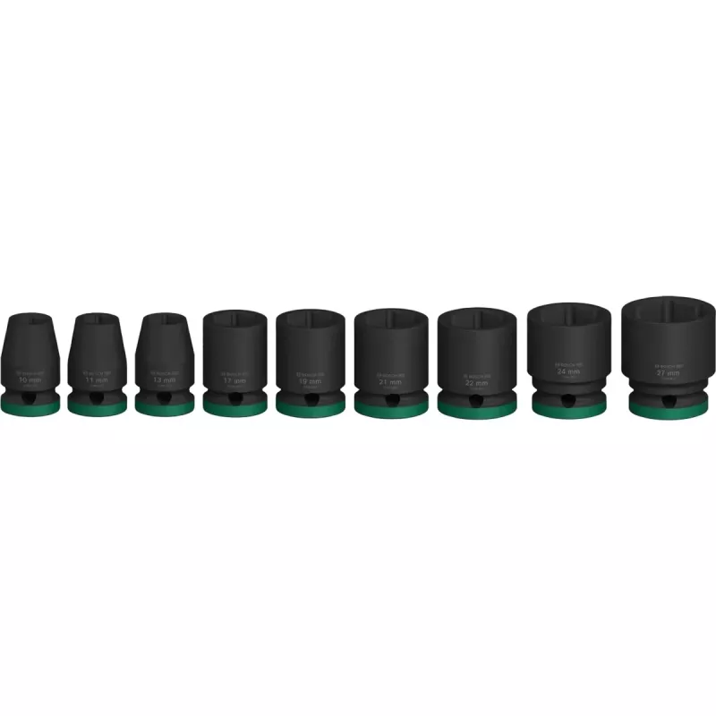 Löögipadrunikomplekt Bosch Powertools PRO 1/2 tolli 9-osaline, must