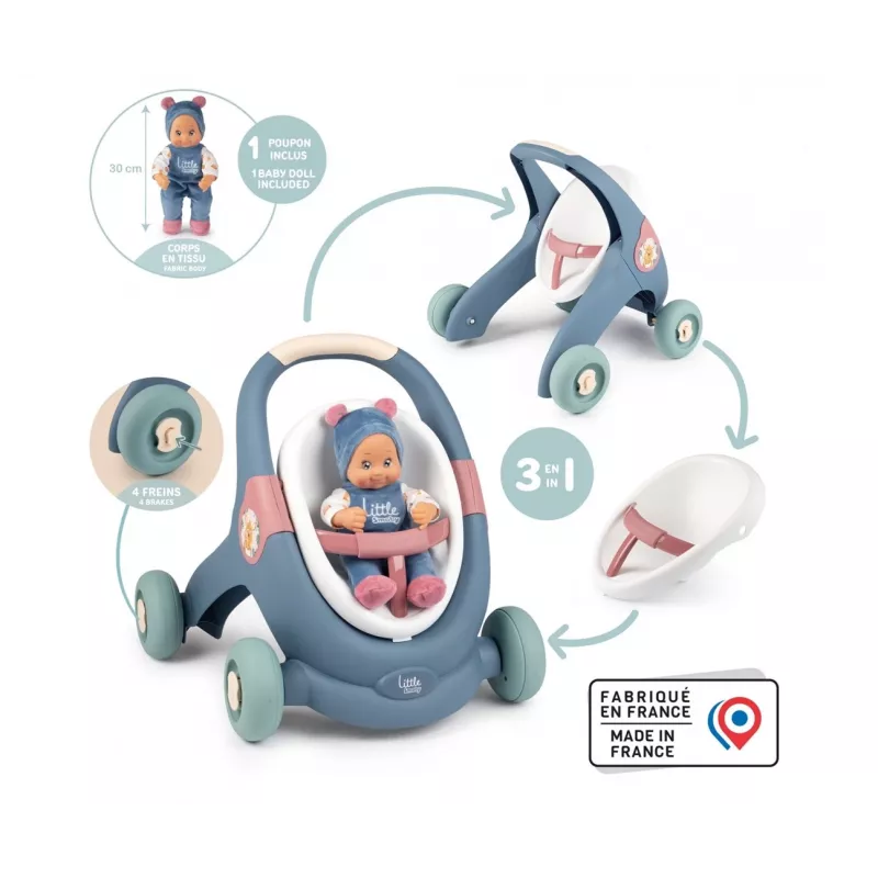 Beebikõndija MATTEL Smoby Dickie 7600140308, plastik, mitmevärviline, 450×470×500 mm, alates 12 kuust