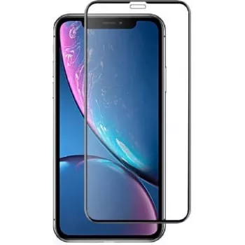 Karastatud klaasist ekraanikaitse Devia Real Series iPhone XR 6.1-tollisele 3D kumer plahvatuskindel (must)
