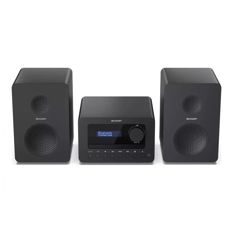 Sharp TOKYO FM Hi-Fi Mikrosüsteem | XL-B514(BK) | AUX-sisend | Bluetooth | CD-mängija | FM-raadio