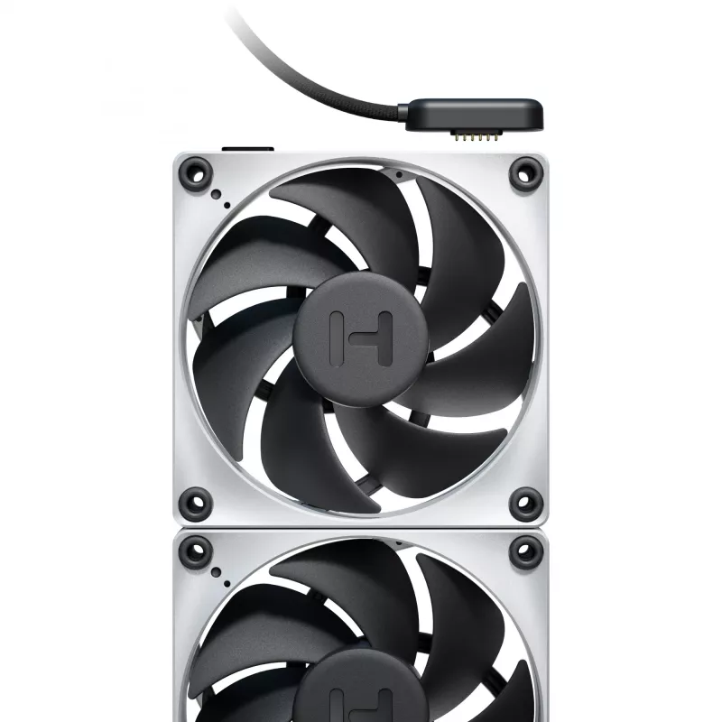 HYTE THICC FP12 120 mm korpuse ventilaator, 3-pakk, valge