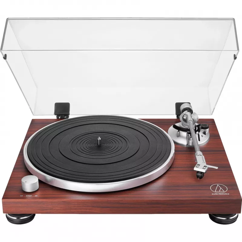 Rihmveoga helipleier Audio-Technica AT-LPW50BTRW Pruun Manuaalne
