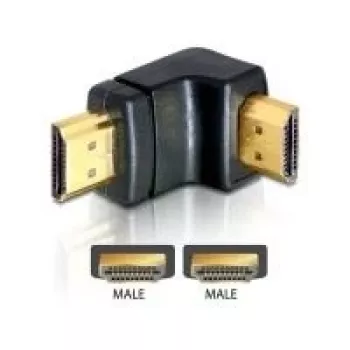 HDMI adapter, isane, 90° alla, DeLOCK 65073