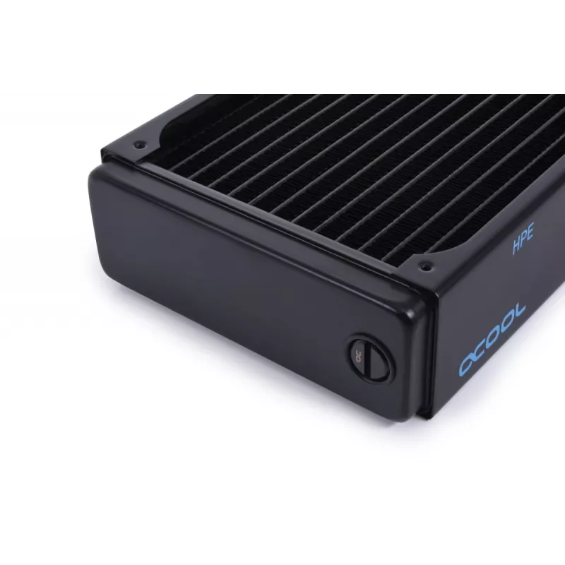 Radiaator Alphacool 14473 messing vask teras must 124 mm laius