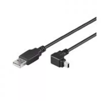 Wentronic 93971 USB-kaabel, must