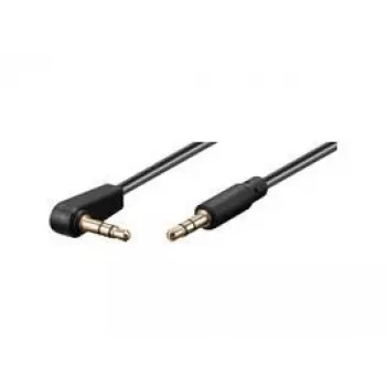 Microconnect AUDLL1.5A helikaabel 1,5 m 3,5 mm Must