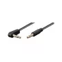 Microconnect AUDLL1.5A helikaabel 1,5 m 3,5 mm Must