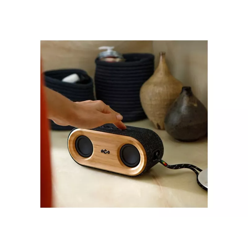 The House Of Marley EM-JA021-SB kaasaskantav/peokõlar Stereo kaasaskantav kõlar Must, Kollane 20 W