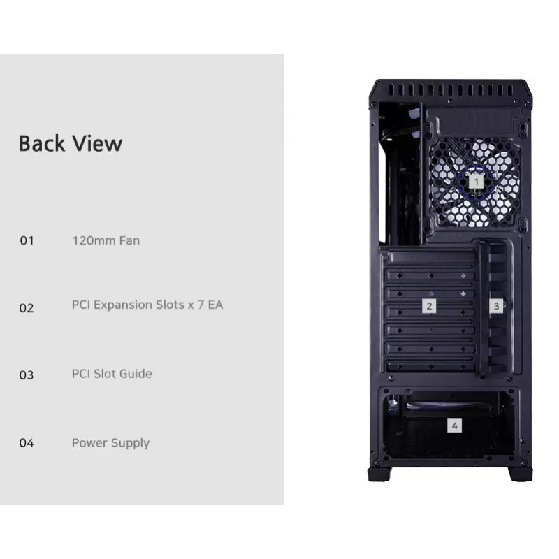 Arvutikorpus Zalman N5 TF ATX must