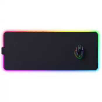 Mänguhiirematt Razer Strider Chroma – polüesterpind, 370×900 mm, must, mitmevärviline taustvalgustus