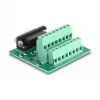 DeLOCK D-Sub 15 pin female to Terminal Block for DIN rail 58mm x 61mm x 30mm