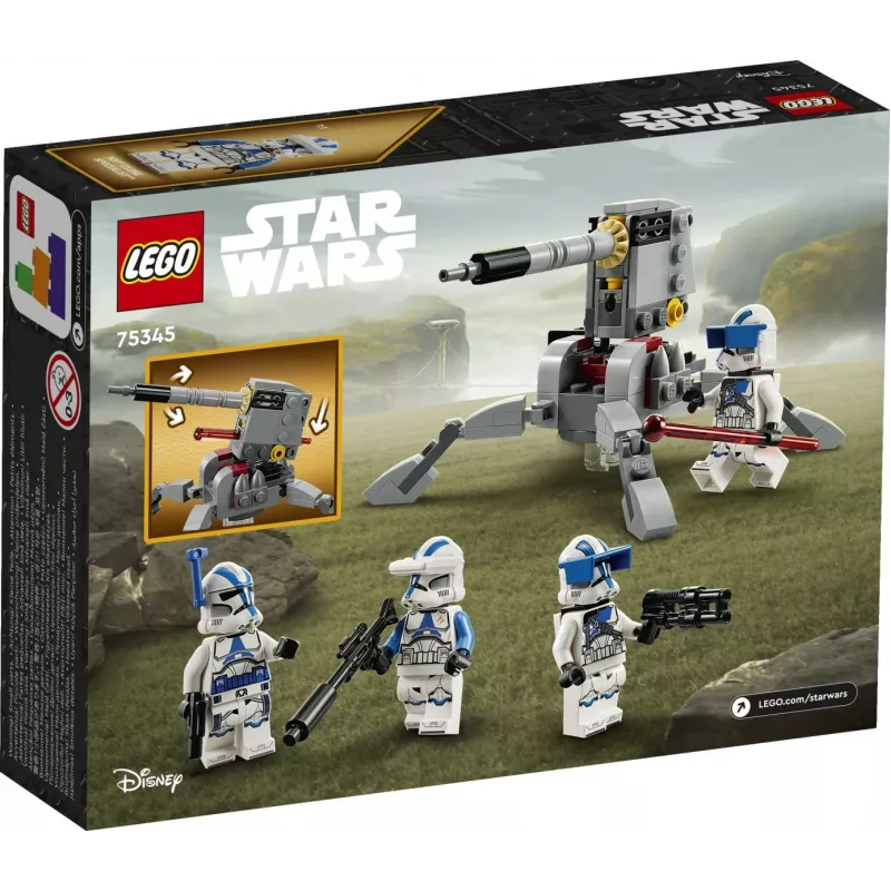 LEGO 75345 Star Wars 501st kloonisõdurite lahingupakk ehituskomplekt