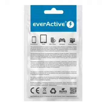 everActive USB-C kaabel 1 m - must, punutud, kiirlaadimine, 3A - CBB-1CB