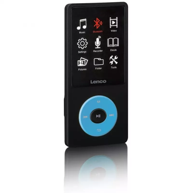 MP3-mängija Lenco Xemio-860BU 8 GB must sinine LCD 18 h taasesitus