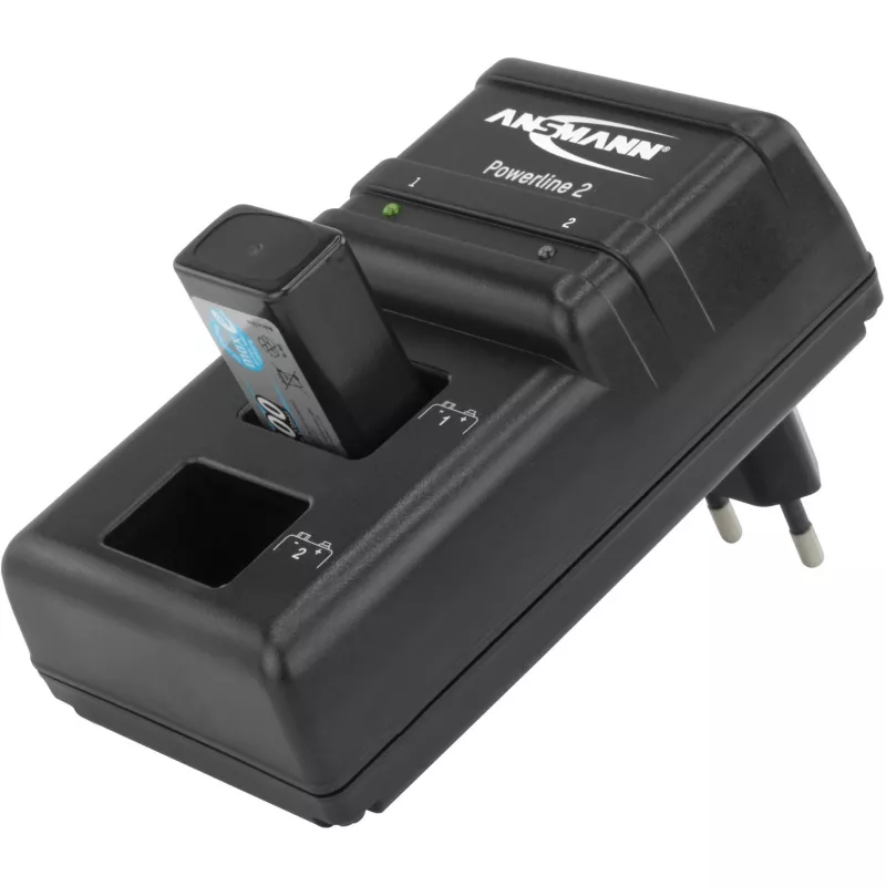 ANSMANN POWERline 2 – akulaadija – 2x9V (5107043)