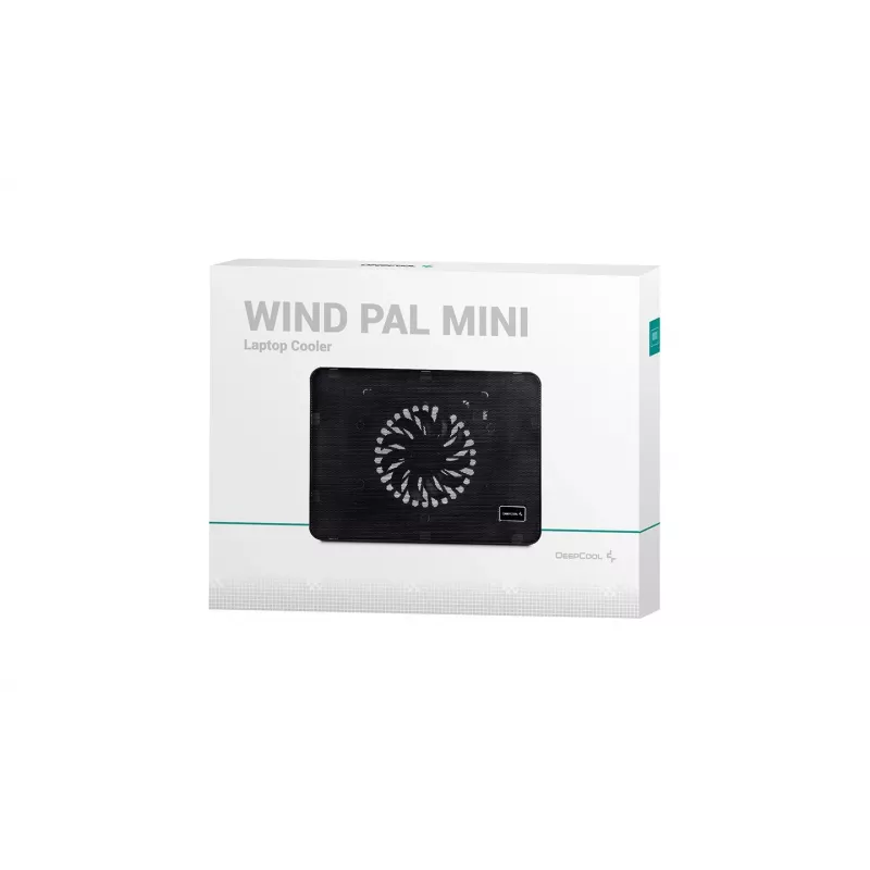 DeepCool Wind Pal Mini sülearvuti jahutusalus 39,6 cm (15,6 inch) 1000 RPM Must