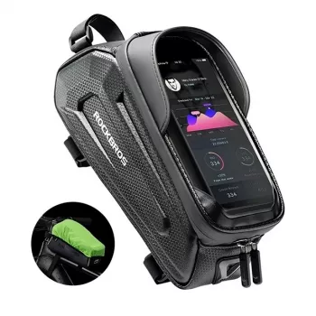 Rockbros B68 Jalgrattaraami kott Telefonitasku 1,7 l Must
