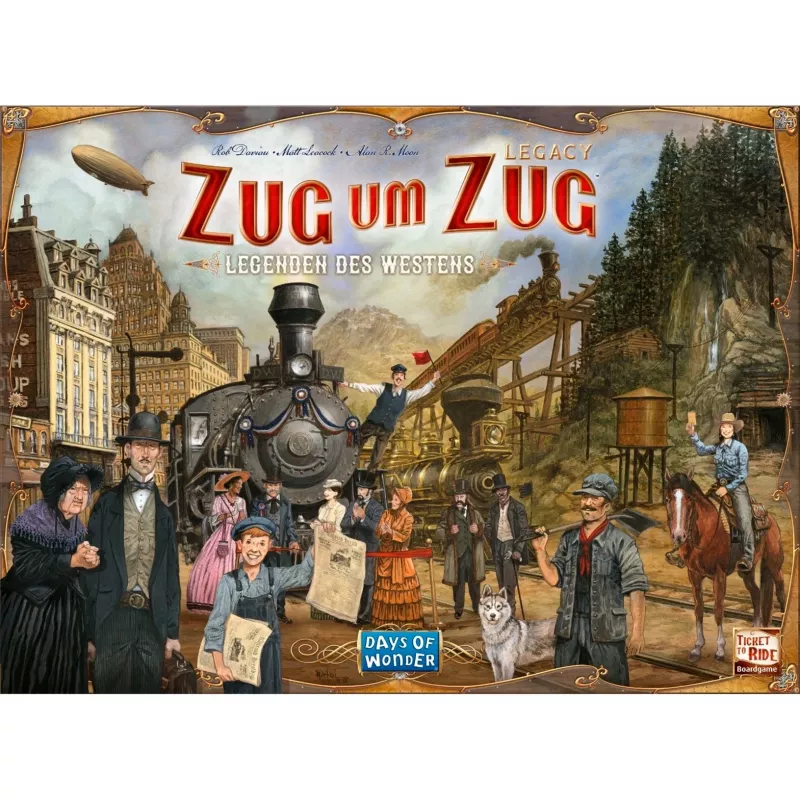 Zug um Zug Legacy: Legenden des Westens, lauamäng