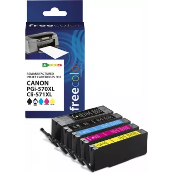 Kassett Freecolor Canon PGI-570XL must + CLI-571XL BK/C/M/Y