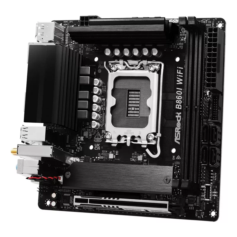 ASRock B860I WiFi Mini-ITX emaplaat
