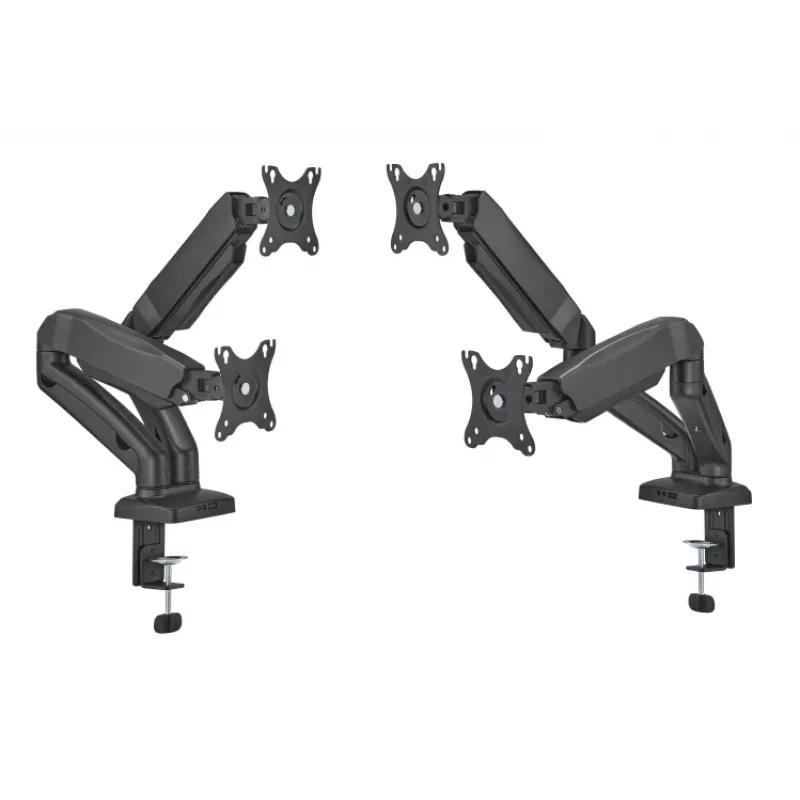 Monitor Arm up up Economical Interactive Counterbalance Dual Monitor Arm Matte Must VESA 75x75/100x100