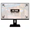 JAPANNEXT 4K UHD monitor 60,45cm (23,8) 3840x2160 pikslit, IPS paneel, 8 ms, 60 Hz, AMD FreeSync, HDMI, DisplayPort (JN-IPS2380UHDR-C65W-HSP)