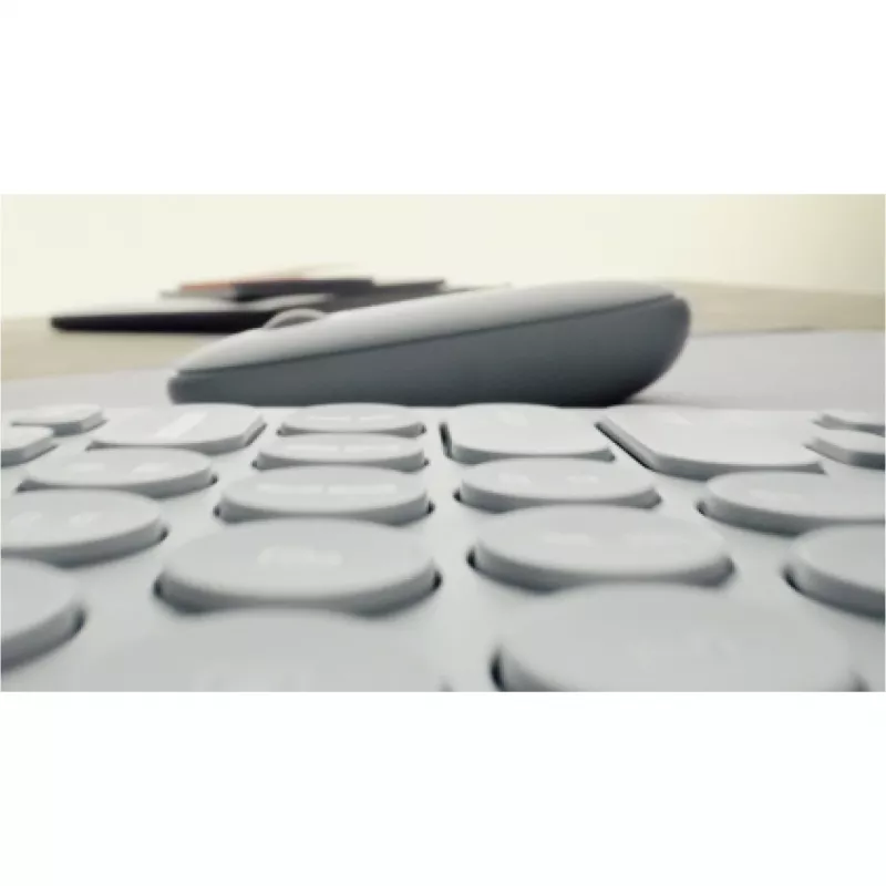 Logitech Pebble Keys 2 K380s - Klaviatuur - Juhtmevaba - Bluetooth LE - QWERTZ - Saksa - Tonal Graphite (920-011795)