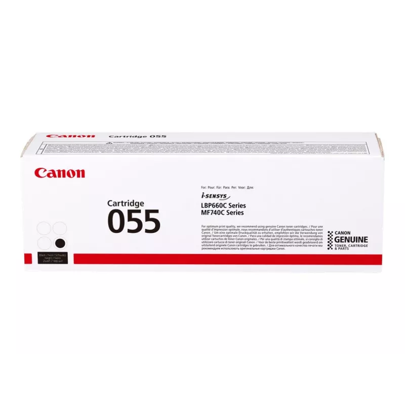 Canon 055 toonerikassett 1 tk Originaal Must
