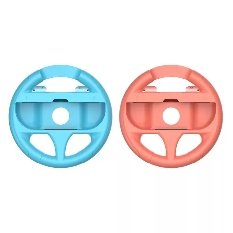 Wheel mod Subsonic Pack of 2 steering wheels for Switch & Switch 2 Red Turquoise