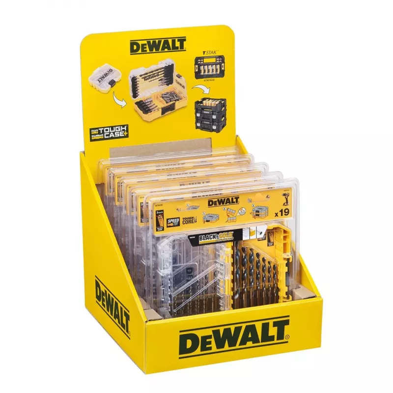 DeWalt puuriterade komplekt DT70728 28-osaline suure vastupidavusega puuri- ja kruvikeeramisotsikud