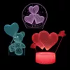 Manta SNL115RGB RGB 3D südamekujuline dekoratiivne LED-lambi komplekt