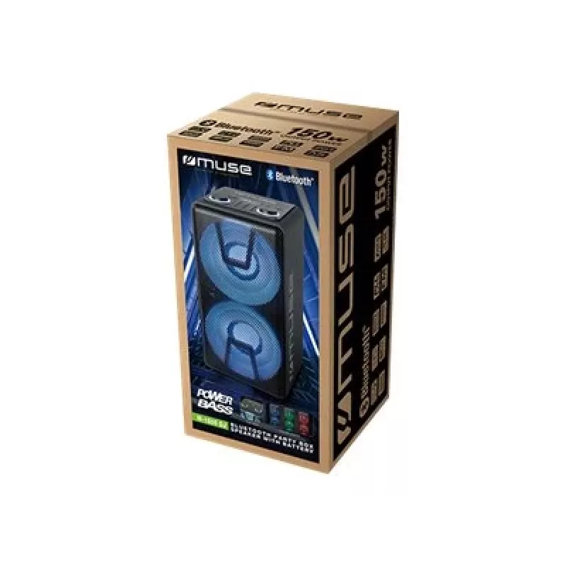 Muse Party Box kõlar M-1805 DJ 150 W juhtmevaba ühendus must Bluetooth