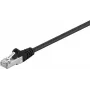 Wentronic Goobay CAT 5e paigalduskaabel, F/UTP, must, 0,25 m - CCA vasegu (68704)