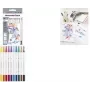 EBERHARD FABER Duo Fineliner assorted colours 0,4 mm, 10 tk (551510)