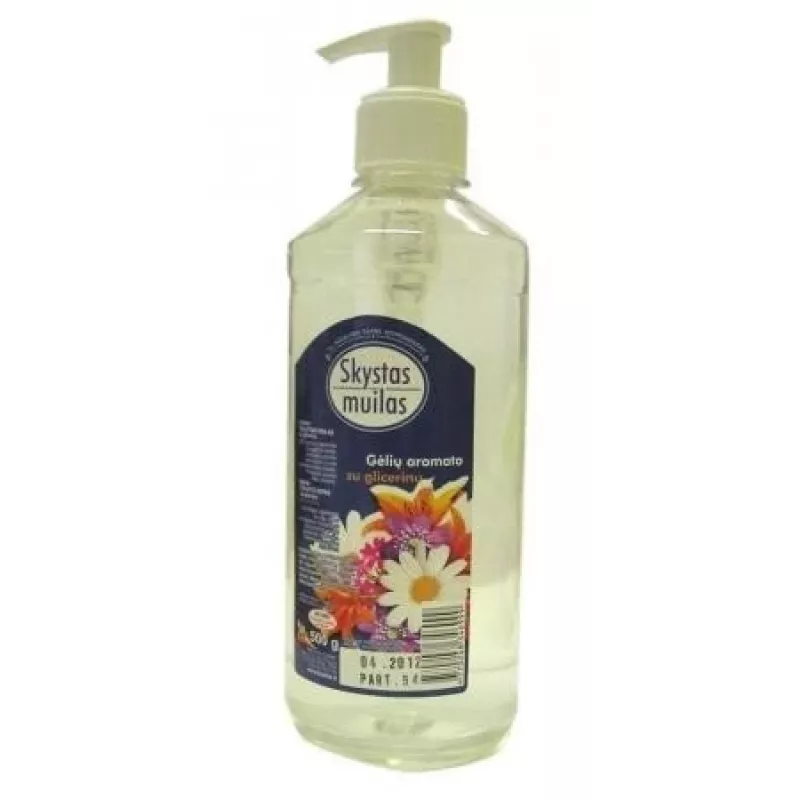 Seep, vedel, glütseriiniga, lillelõhnaga (värvaineteta), dosaatoriga, 500ml