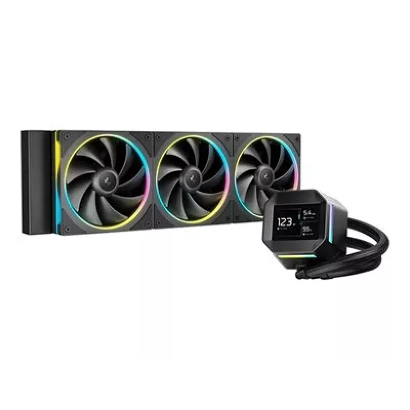 DeepCool LM360 protsessori vedelikjahutuse komplekt 12 cm must 1 tk