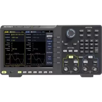VOLTCRAFT FG-31602T Funktionsgenerator võrgutoitega 1 µHz - 160 MHz 2-kanaliline suvaline, müra, impulss, ristkülik, siinus, kolmnurk (FG-31602T)