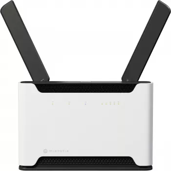 MikroTik Chateau LTE18 - Traadita ruuter - 5-pordiline lüliti - GigE, 2,5 GigE - Wi-Fi 5, Wi-Fi 6 - Kaheribaline (S53UG+5HAXD2HAXD-TC&EG18-EA)