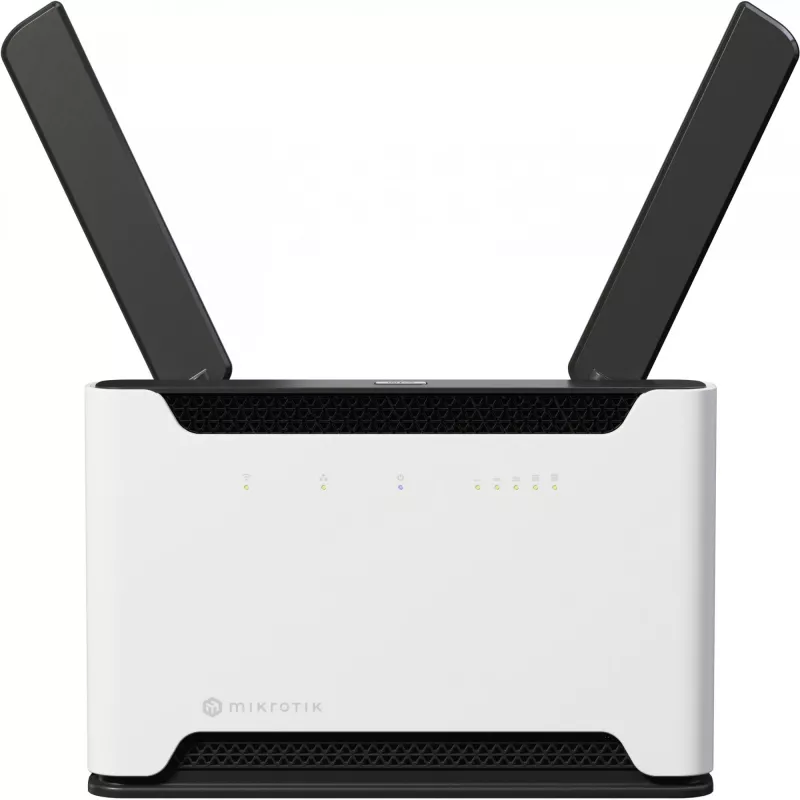 MikroTik Chateau LTE18 - Traadita ruuter - 5-pordiline lüliti - GigE, 2,5 GigE - Wi-Fi 5, Wi-Fi 6 - Kaheribaline (S53UG+5HAXD2HAXD-TC&EG18-EA)