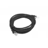Paigalduskaabel UTP Lanberg PCU6-10CC-0300-BK (RJ45 - RJ45, 3m, UTP, Cat. 6, must) (PCU6-10CC-0300-BK)