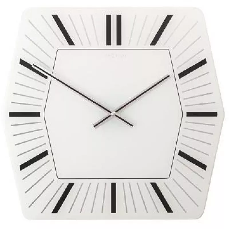 NeXtime kell 8128wi Hexagon, 43x43 cm, sein, valge