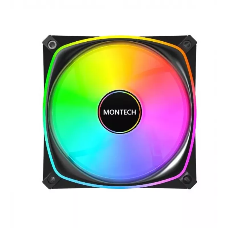 MONTECH AX120 PRO Must 120mm ARGB korpuse ventilaator